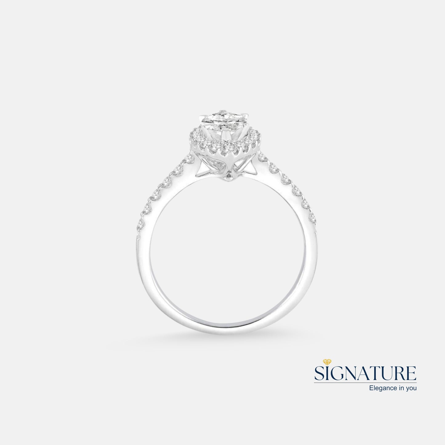 Marquise Majesty Engagement Ring