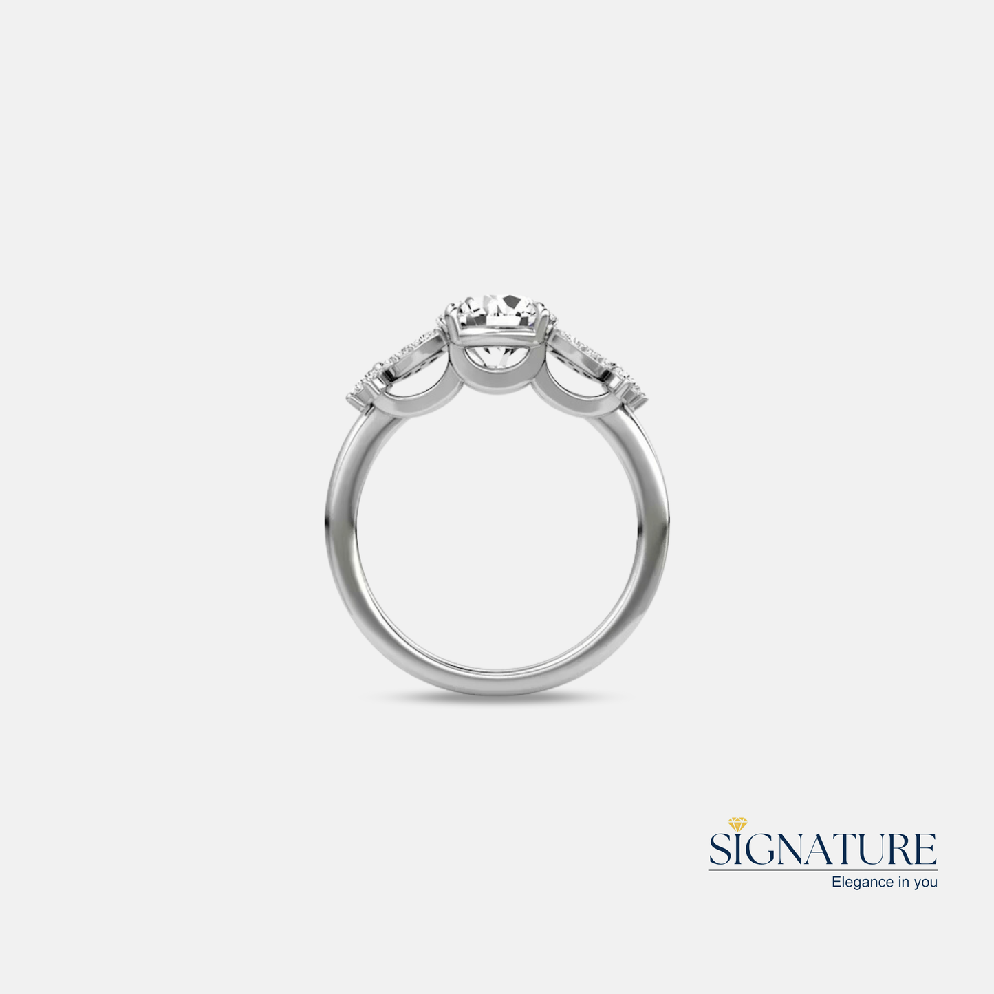 Signature Round Brilliant Ring