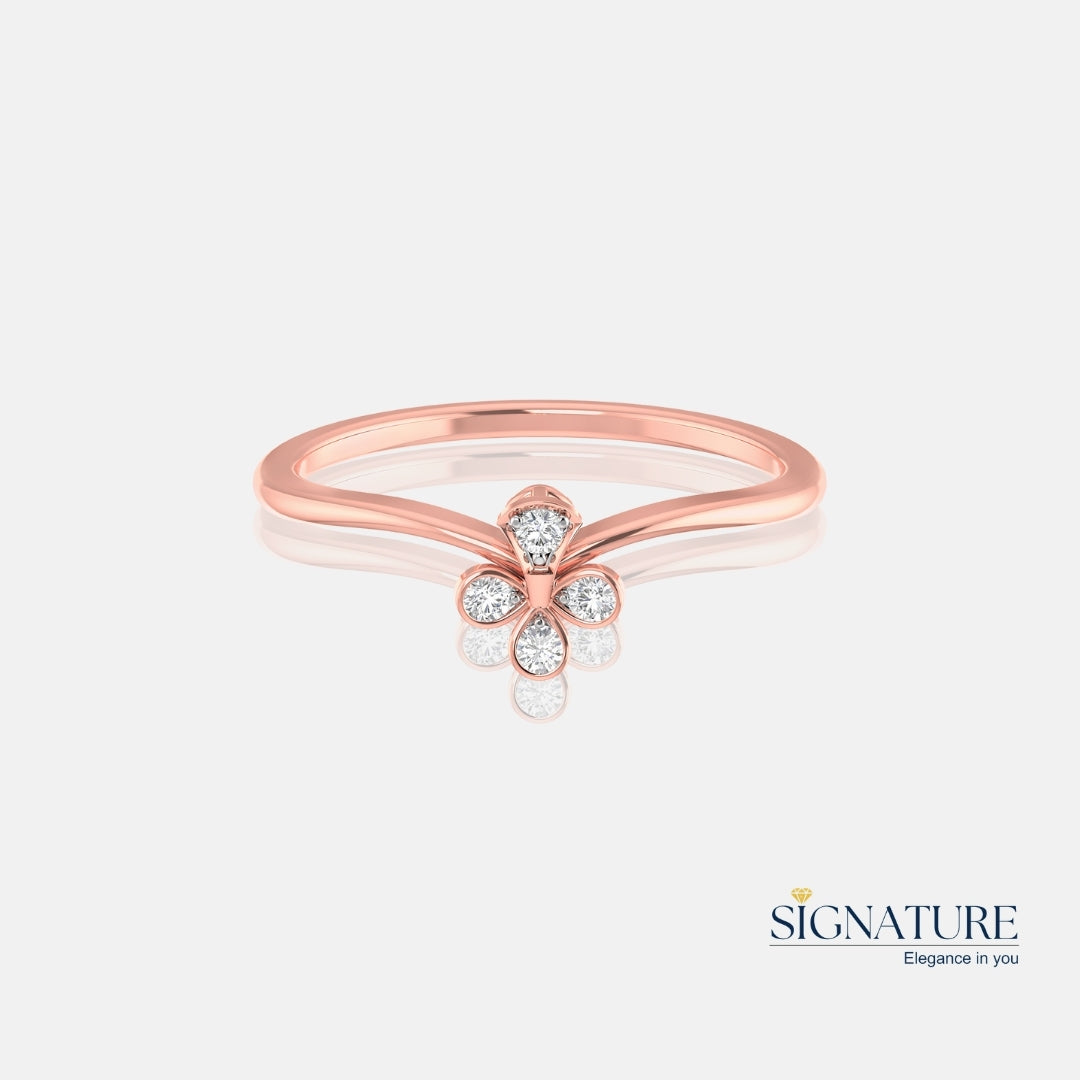 Glamorous Rose Gold Ring