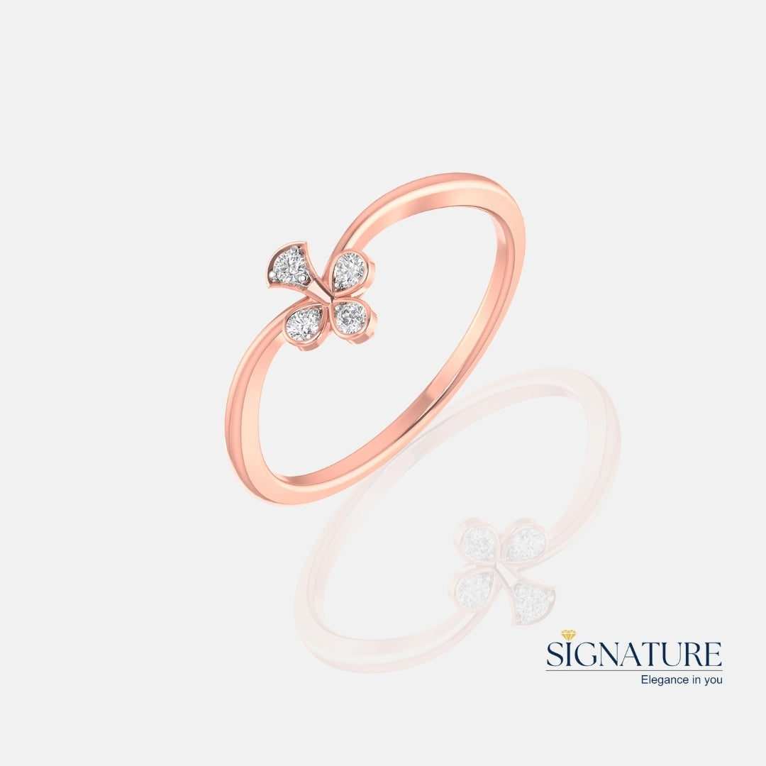 Glamorous Rose Gold Ring