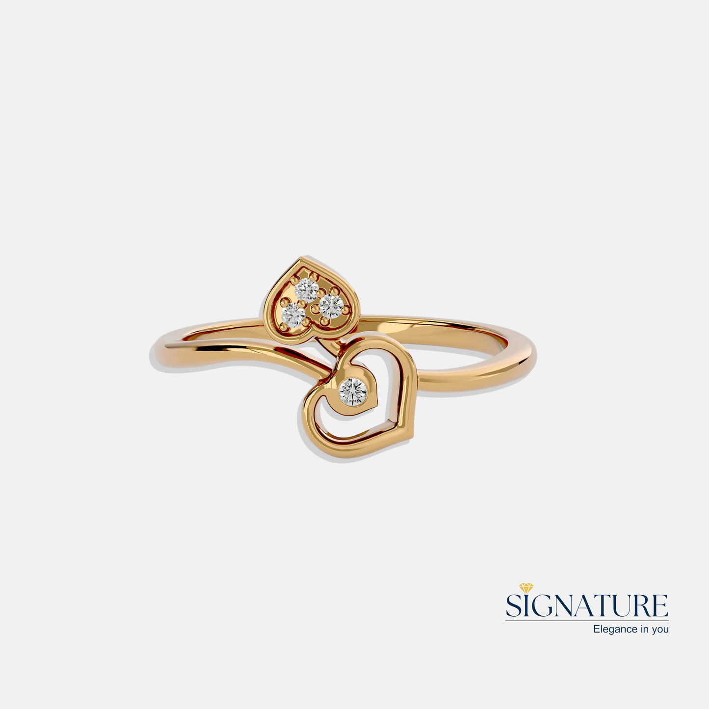 Adorable Petal Gold Ring