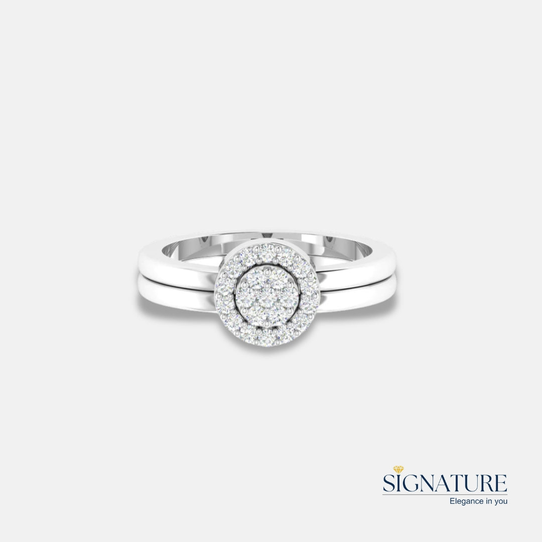 Dual Band Diamond Ring