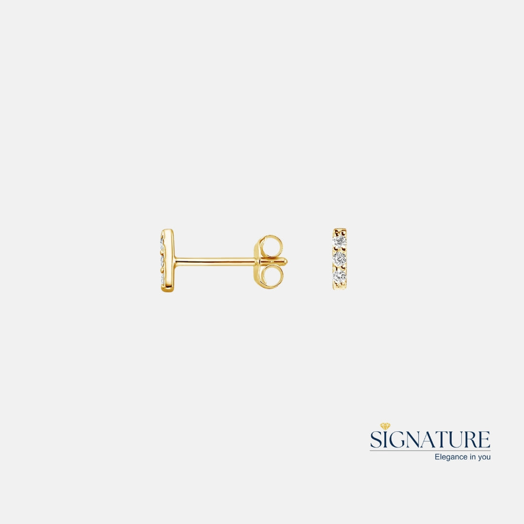 Sleek Bar Diamond Earring