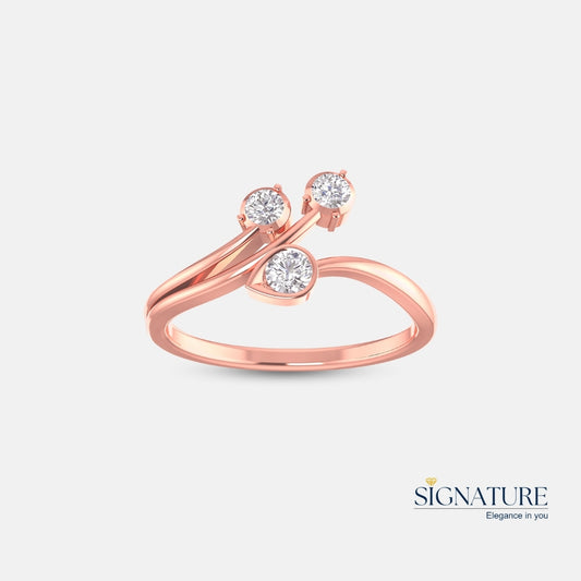 Glossy Rose Gold Ring