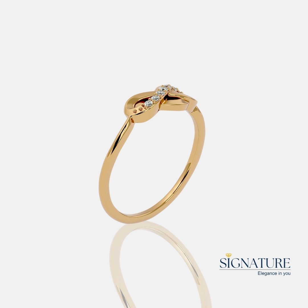 Bounded Elegant Gold Ring